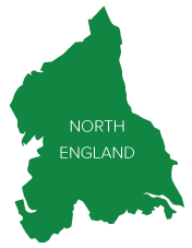 Map North England